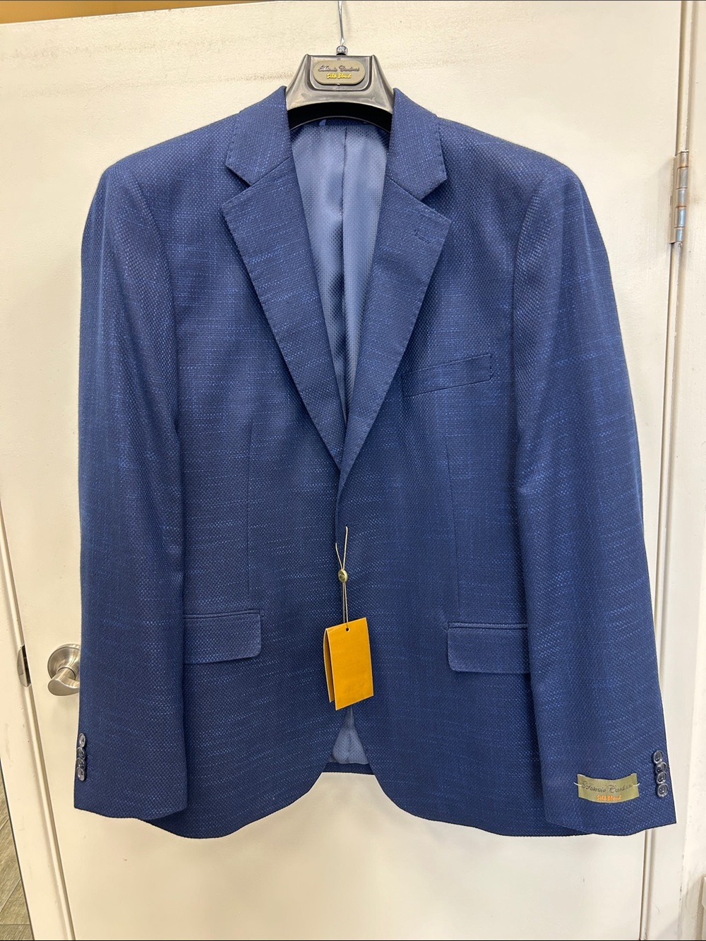 Antonio Cardinni Men's Classic Silk Blend Blue Blazer - NWT